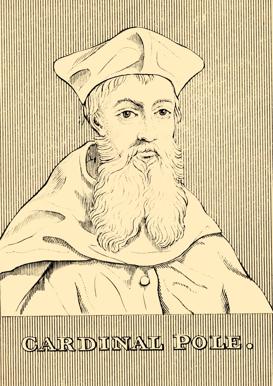 Kardinal Pole, 1500-1558, 1830 von Unbekannt