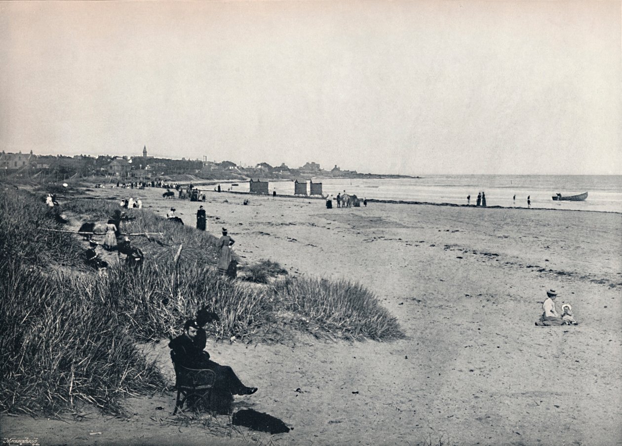 Carnousetie - Die Stadt und der Strand, 1895 von Unbekannt