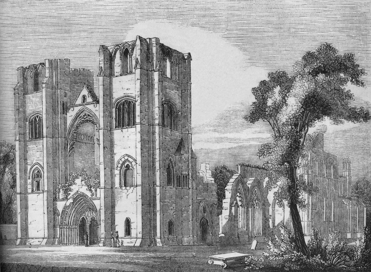 Kathedrale von Elgin, 1845 von Unbekannt