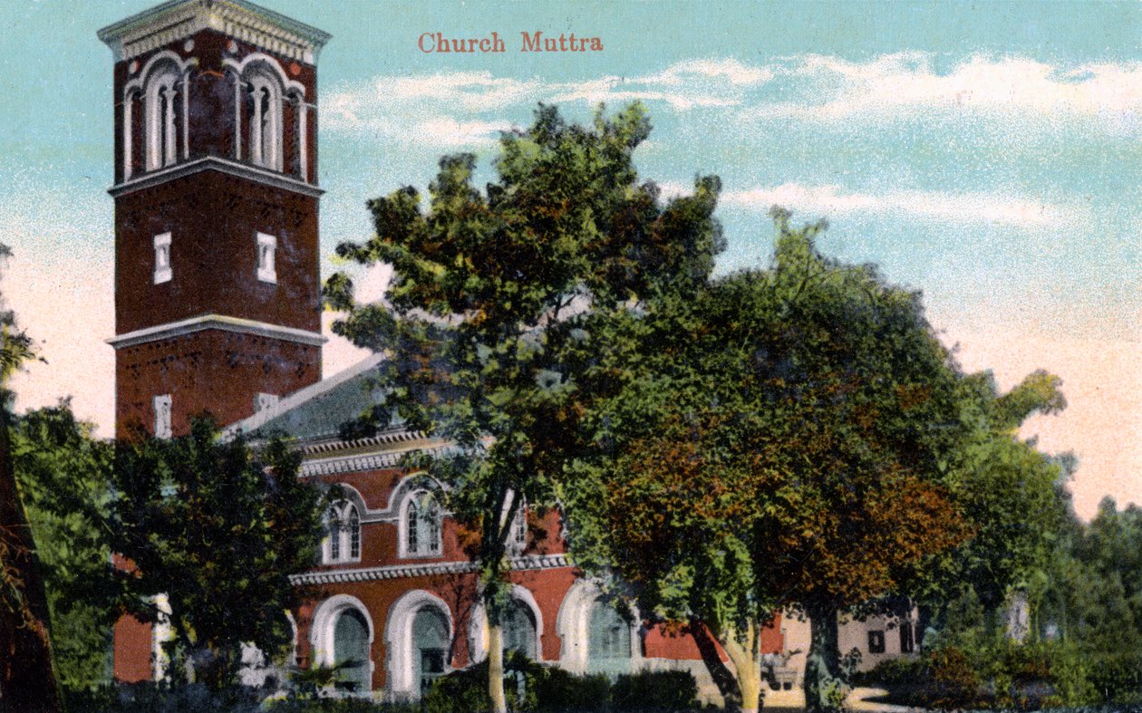 Christ Church, Muttra, Indien, 20. Jahrhundert von Unbekannt