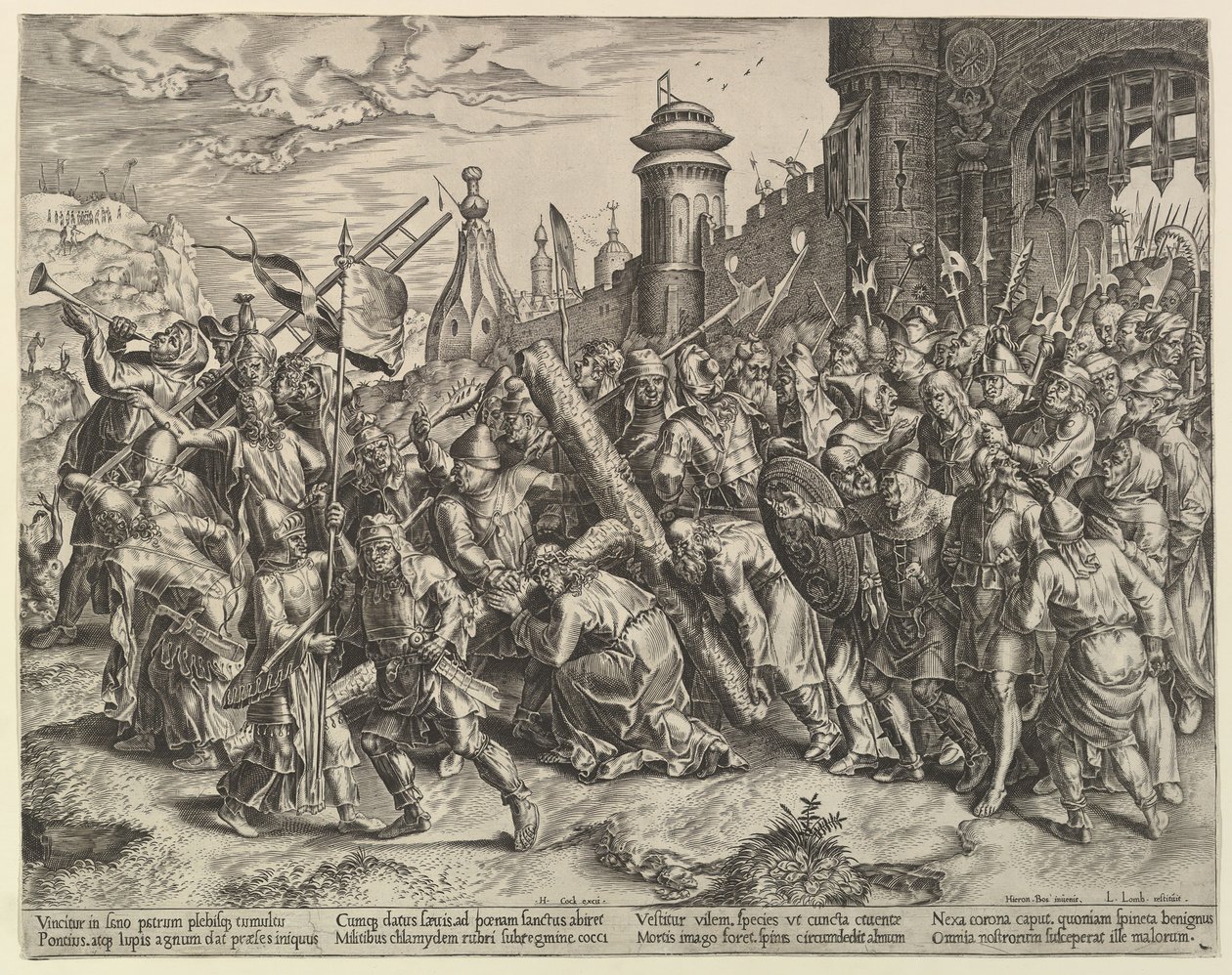 Christus auf dem Weg nach Golgatha, ca. 1560 von Unbekannt