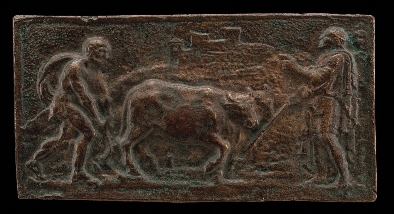 Cincinnatus am Pflug von Unbekannt