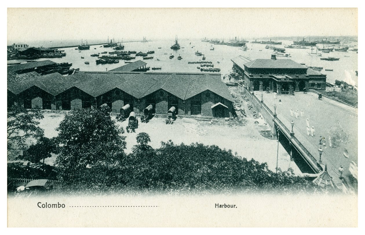 Hafen von Colombo, Ceylon von Unbekannt