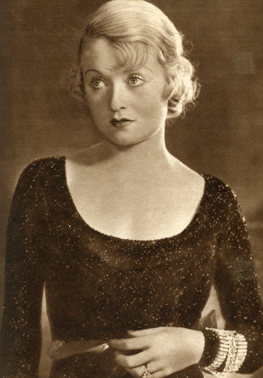 Constance Bennett, amerikanische Schauspielerin, 1933 von Unbekannt