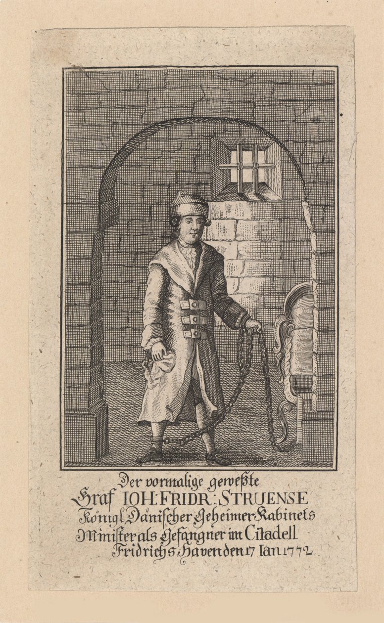 Graf Johann Friedrich Struensee von Unbekannt