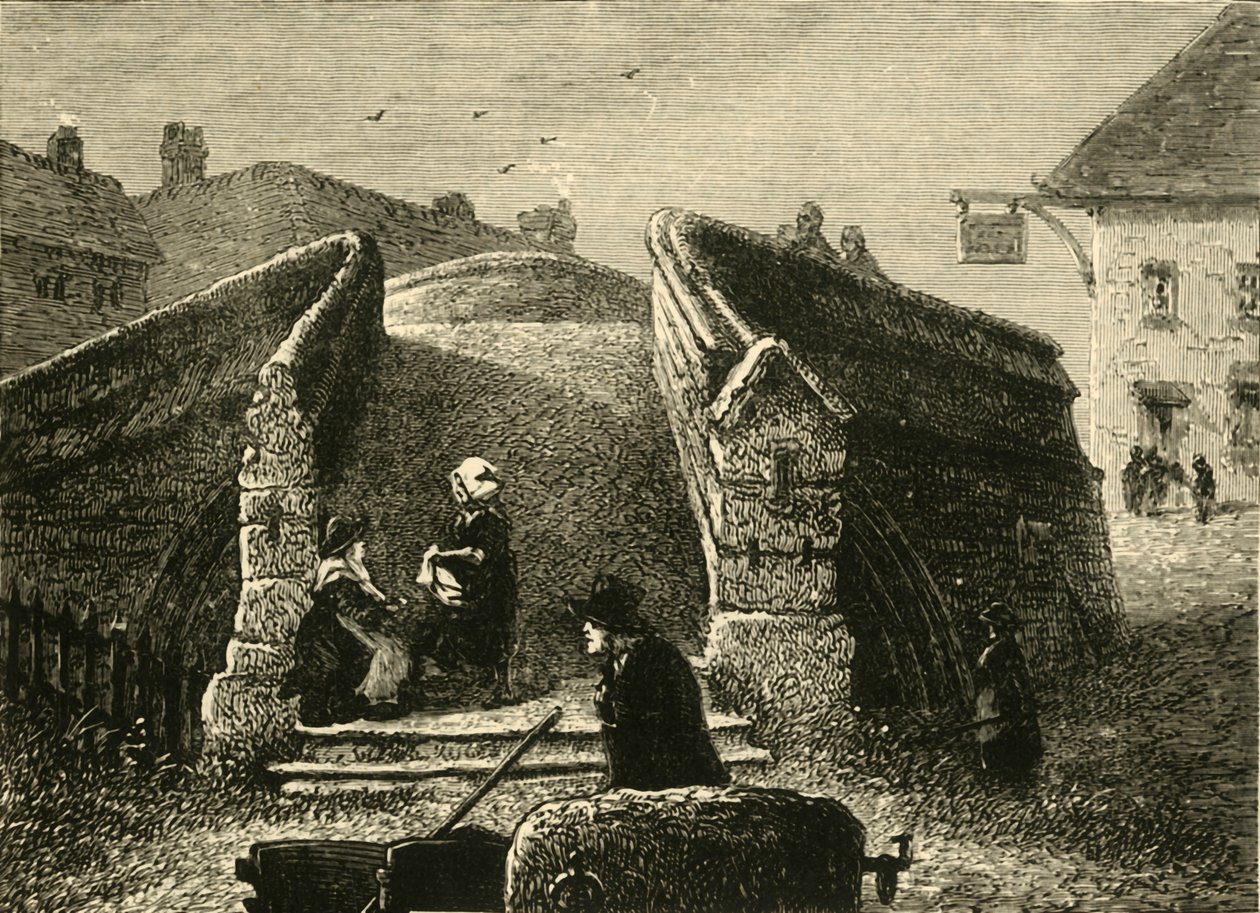 Crowland-Brücke, 1898 von Unbekannt