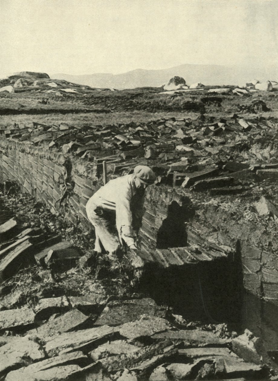 Torfstechen, ca. 1948 von Unbekannt