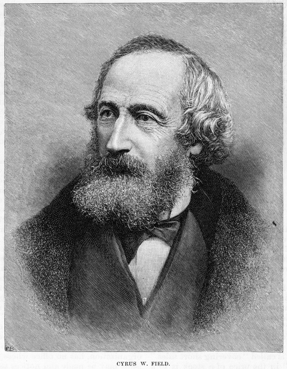 Cyrus W. Field, amerikanischer Finanzier, 19. Jahrhundert von Unbekannt