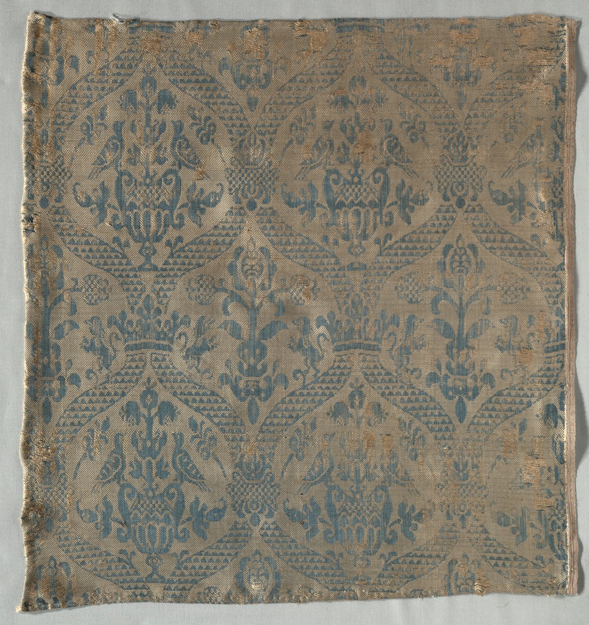 Damastfragment, 1500er Jahre von Unbekannt