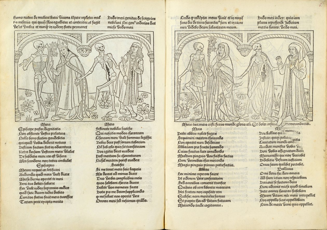 Totentanz, 1490 von Unbekannt