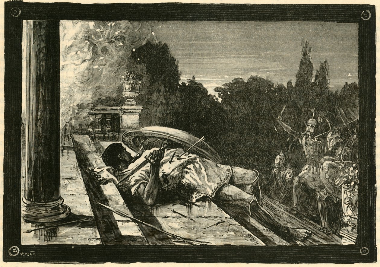 Tod des Alkibiades, 1890 von Unbekannt