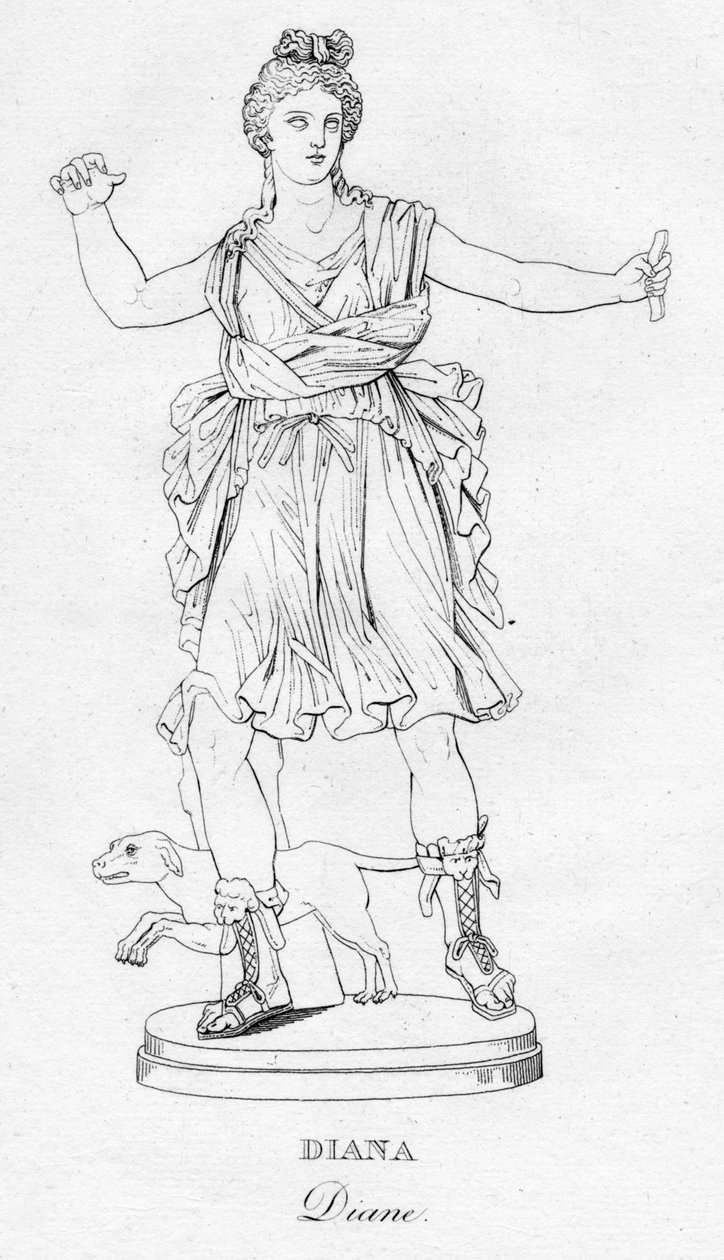 Diana Diane, um 1850 von Unbekannt