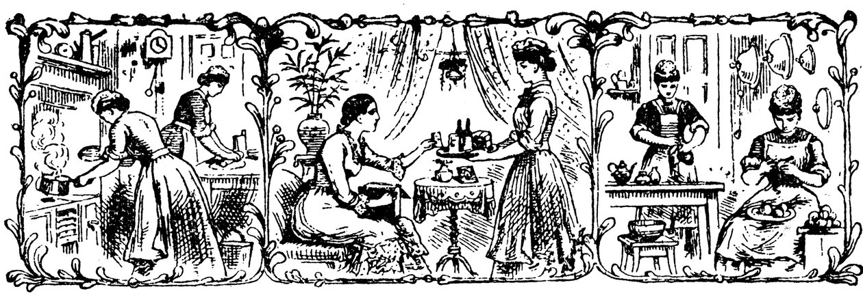 Hausangestellte, 1901 von Unbekannt