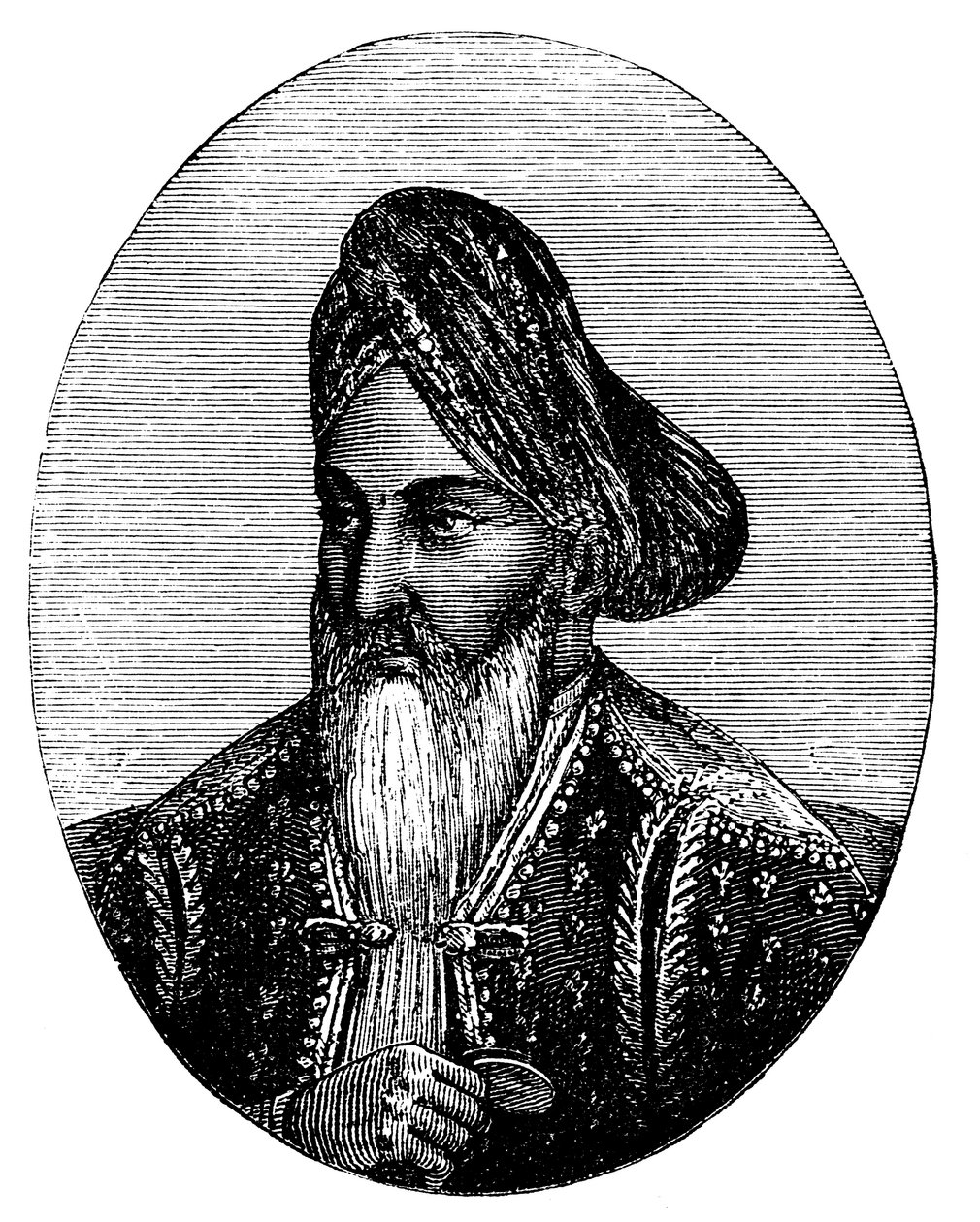 Dost Mohammad Khan 1793-1863 Herrscher von Afghanistan, um 1880 von Unbekannt