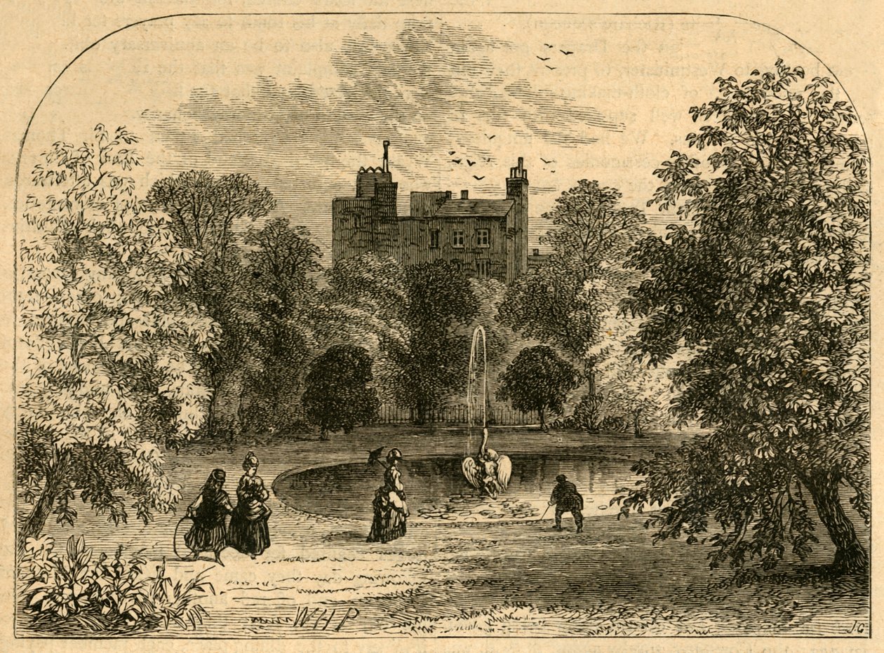 Drapers Hall Garten von Unbekannt