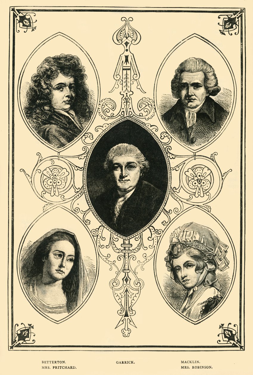 Berühmtheiten von Drury Lane, 1881 von Unbekannt