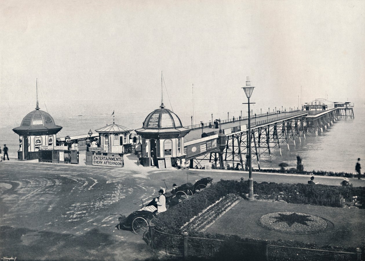 Eastbourne - Der Pier, 1895 von Unbekannt