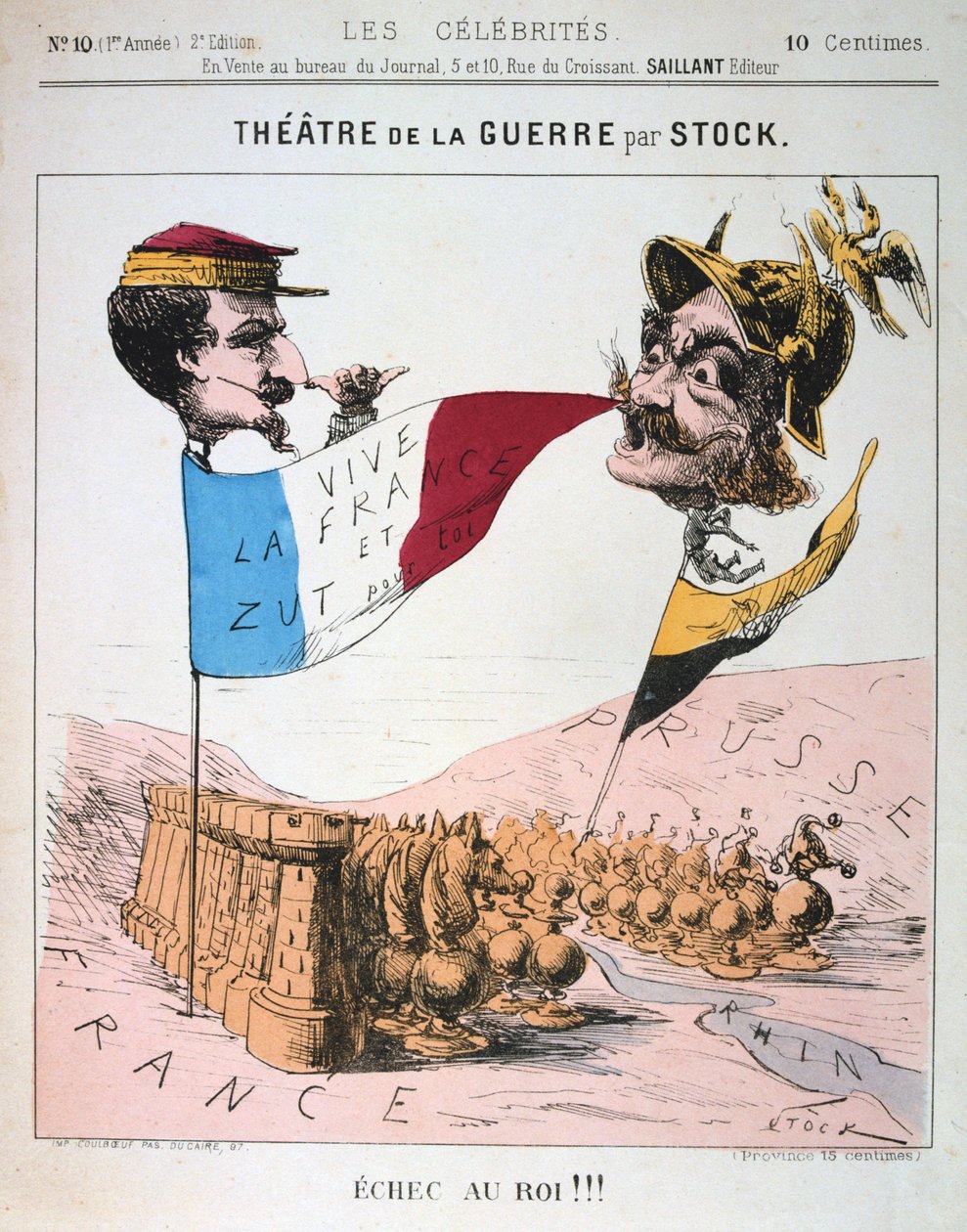 Echec au Roi, Deutsch-Französischer Krieg, 1870-1871 von Unbekannt