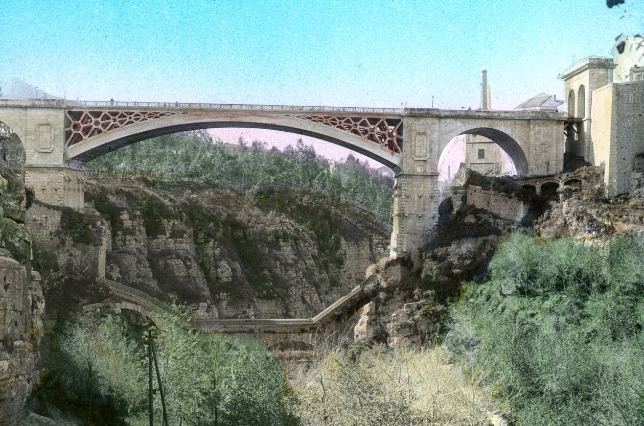 El-Kantara-Brücke, Constantine, Nordost-Algerien von Unbekannt