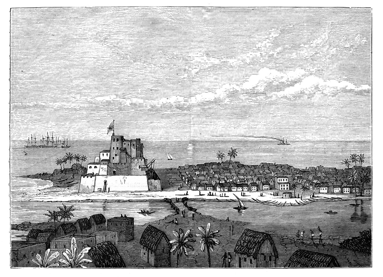 Elmina, Goldküste, Westafrika, ca. 1890 von Unbekannt