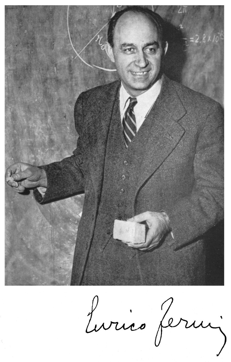 Enrico Fermi, italienisch-amerikanischer Kernphysiker von Unbekannt