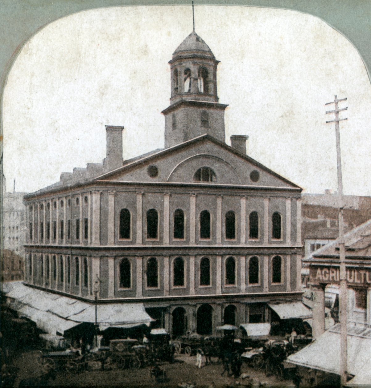 Faneuil Hall, Boston, Massachusetts, USA, spätes 19. Jahrhundert von Unbekannt