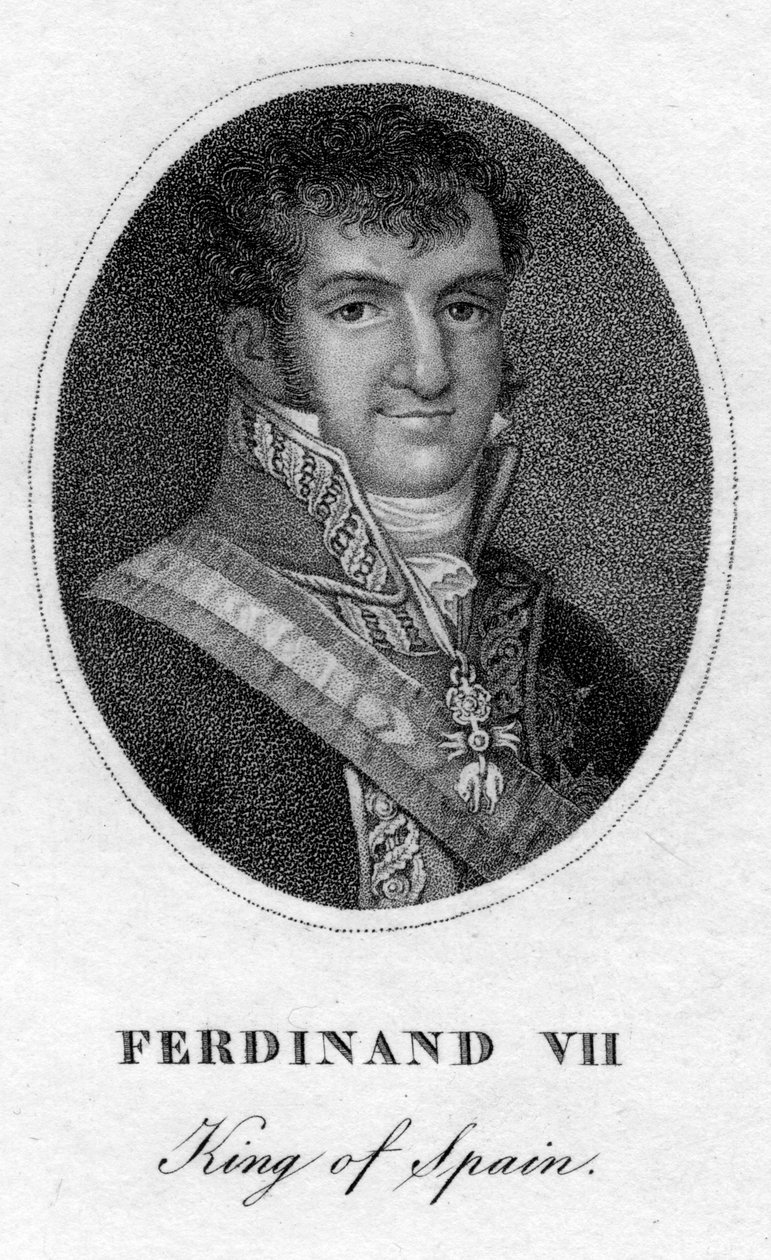 Ferdinand VII., König von Spanien, 19. Jahrhundert von Unbekannt