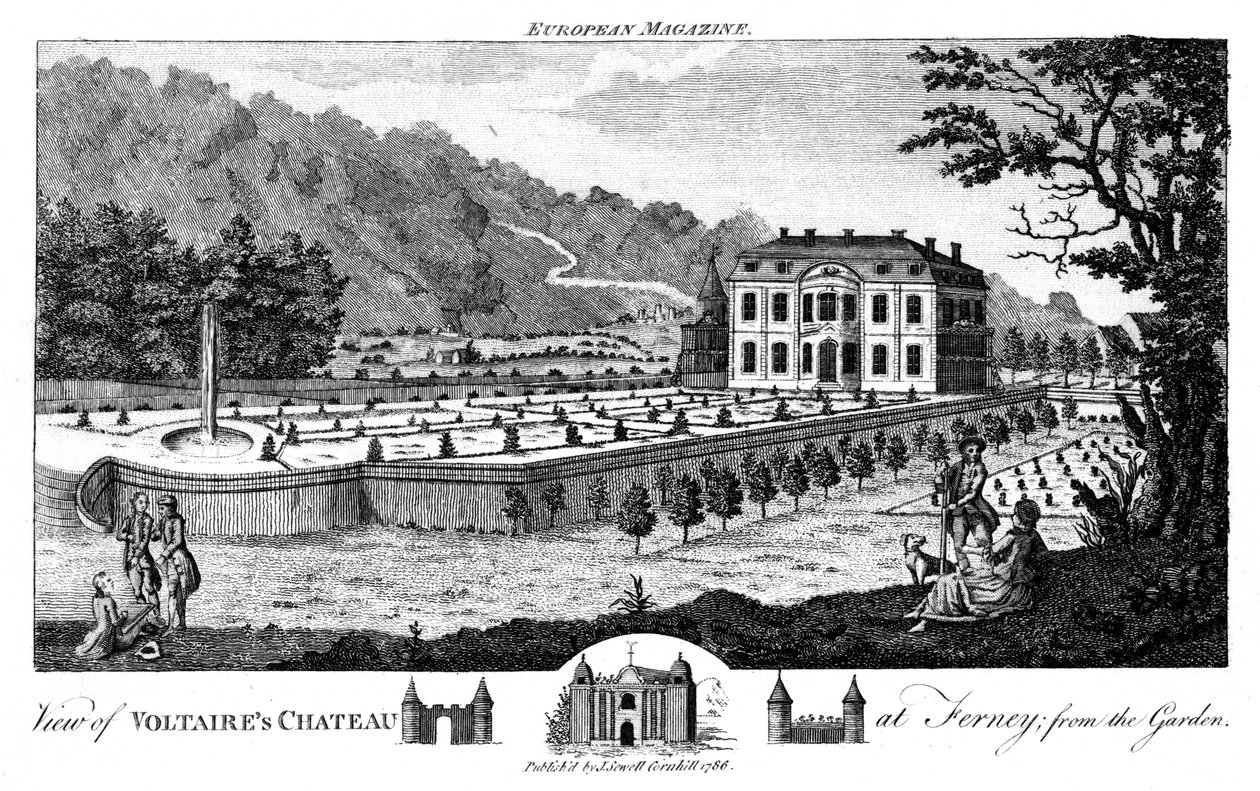 Ferney bei Genf, Schweiz, 1786 von Unbekannt
