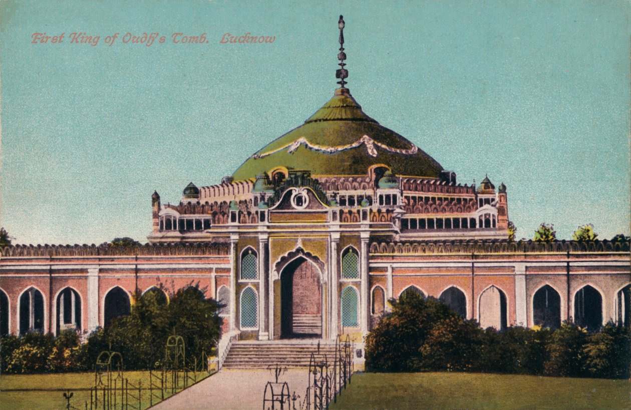 Grab des ersten Königs von Oudh. Lucknow, um 1900 von Unbekannt