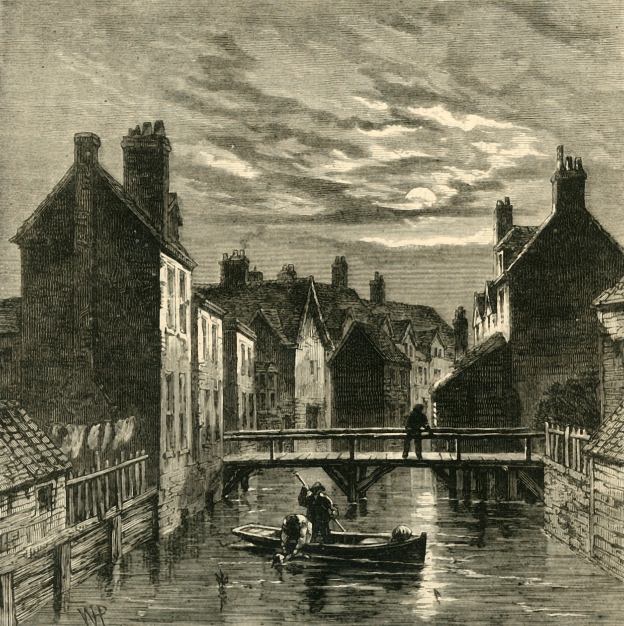 Folly Ditch, Jacobs Island, um 1878 von Unbekannt