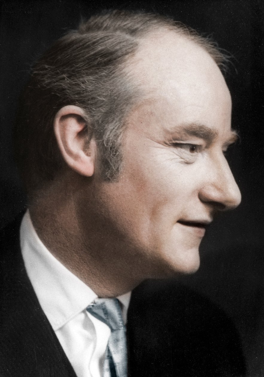Francis Harry Compton Crick, britischer Mikrobiologe, um 1962 von Unbekannt