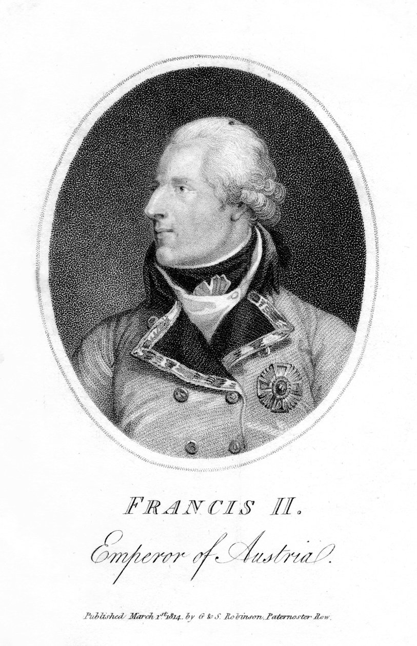 Franz II., Heiliger Römischer Kaiser, 1814 von Unbekannt