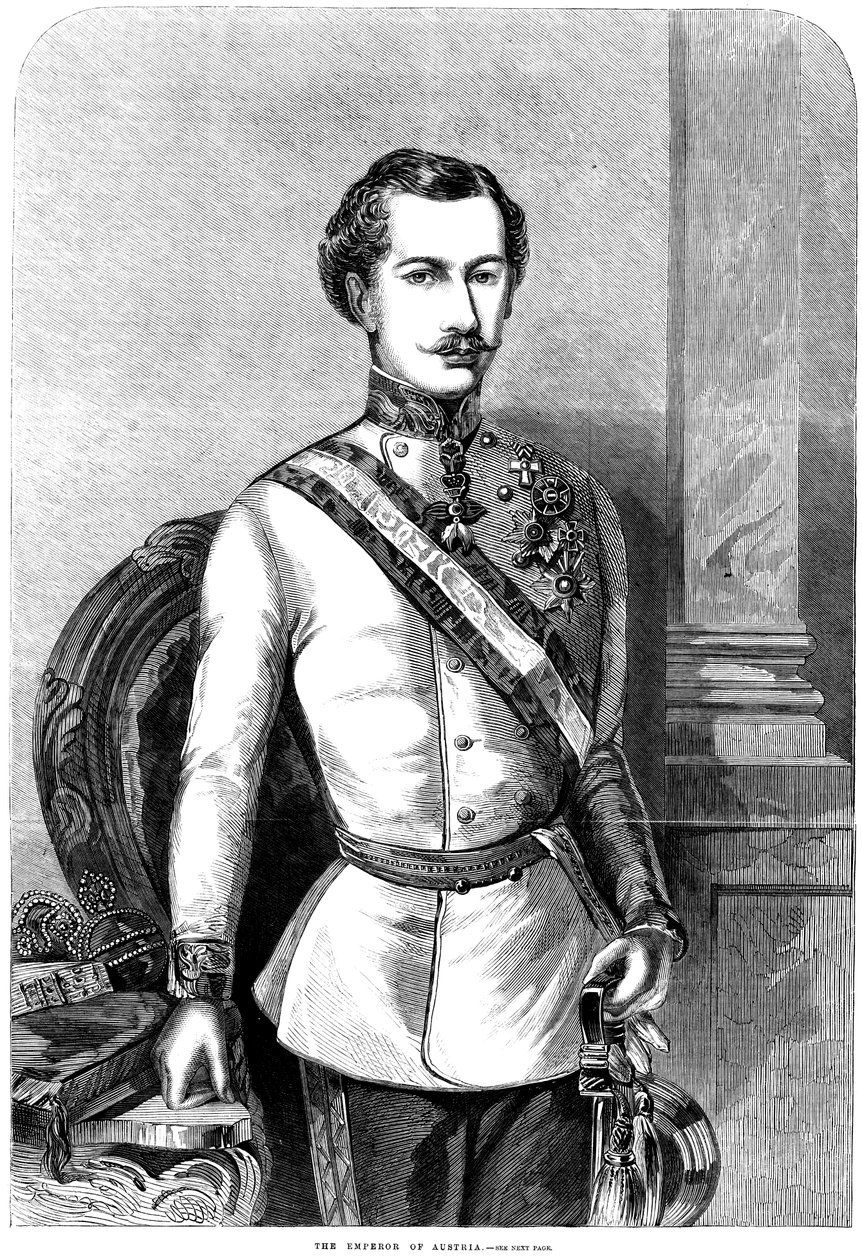Franz Joseph I., Kaiser von Österreich, 1859 von Unbekannt
