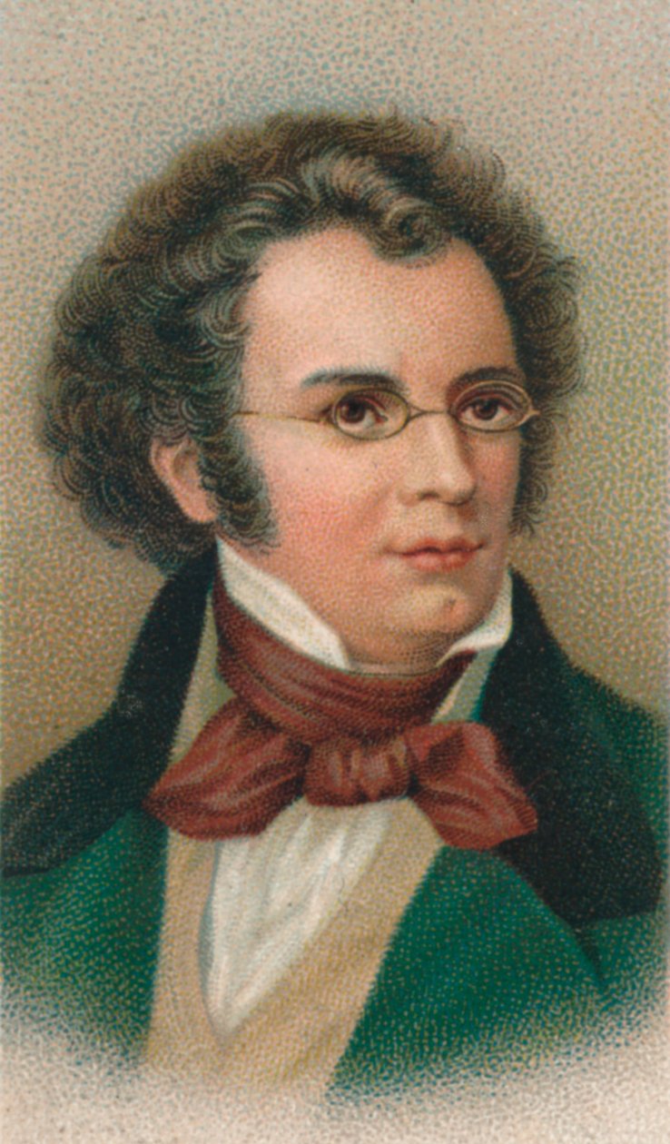 Franz Peter Schubert, österreichischer Komponist, 1911 von Unbekannt