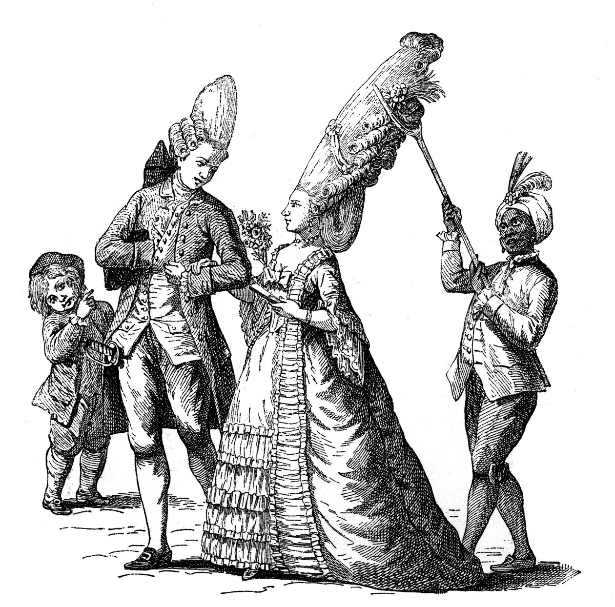 Französisches Kostüm, 1885 von Unbekannt