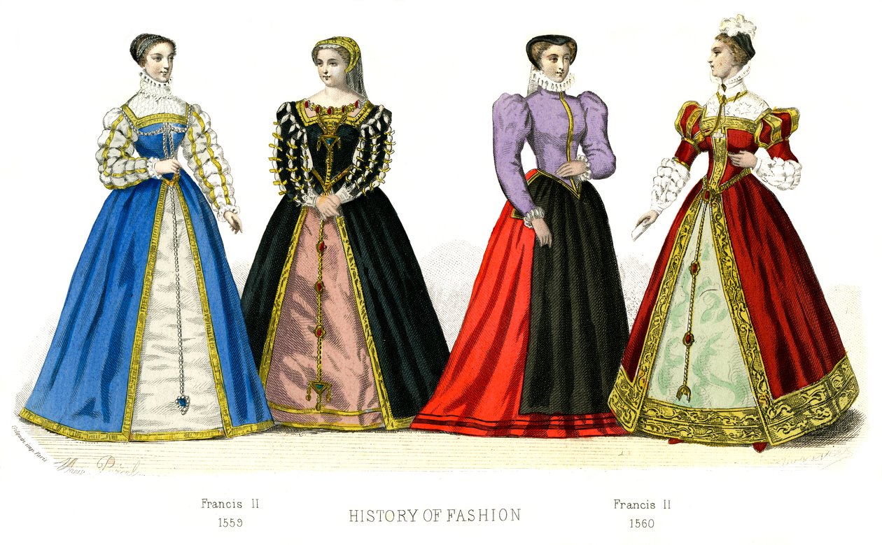 Französisches Kostüm: Franz II., 1882 von Unbekannt