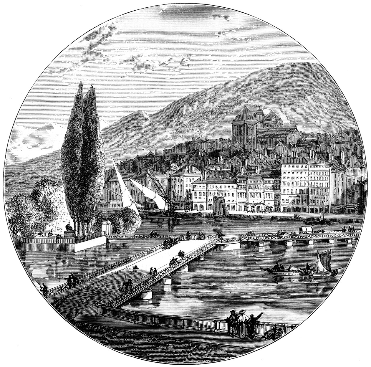 Genf, Schweiz, 1900 von Unbekannt