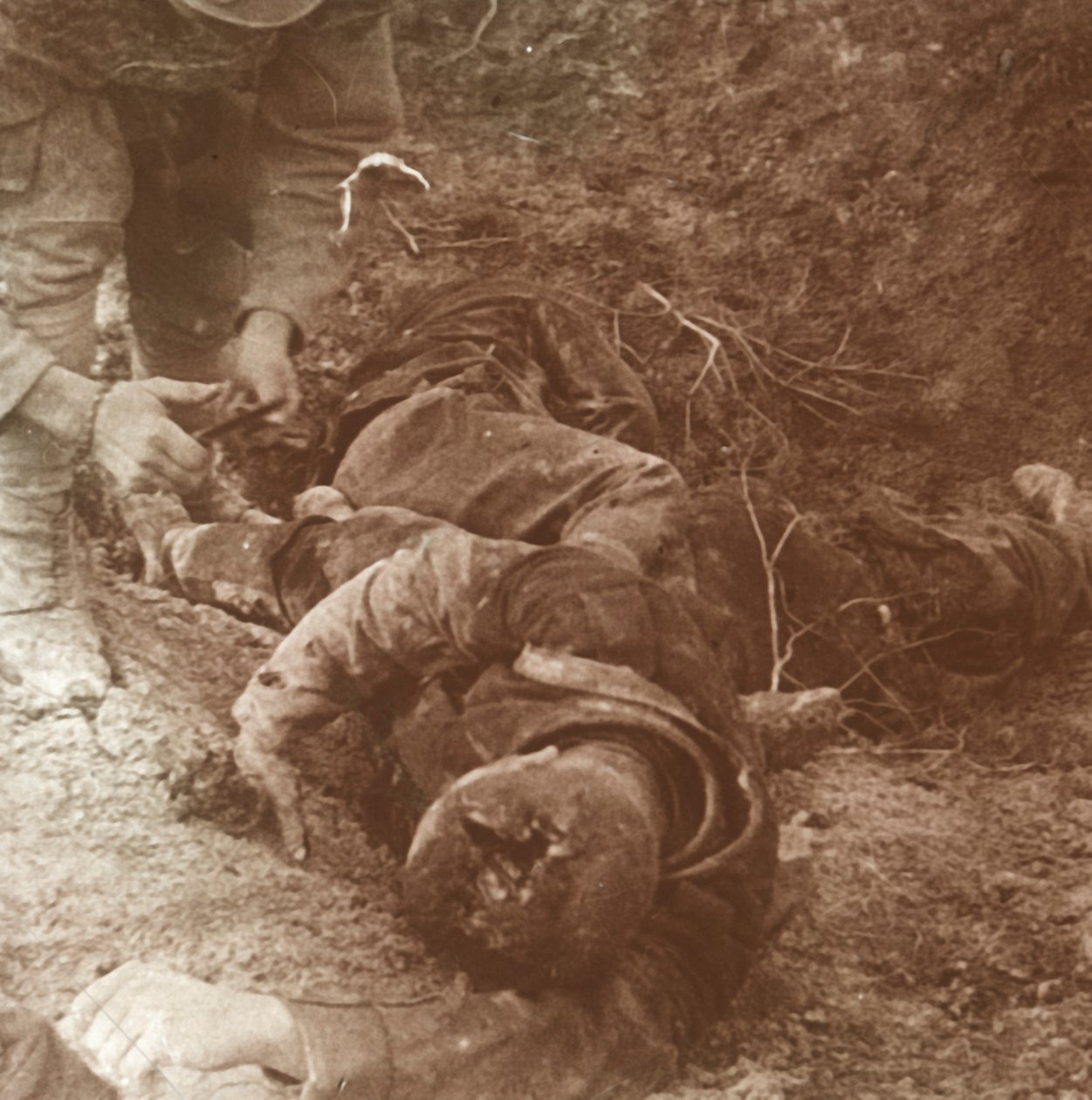 Deutscher Körper, Champagne, Nordfrankreich, 1915 von Unbekannt