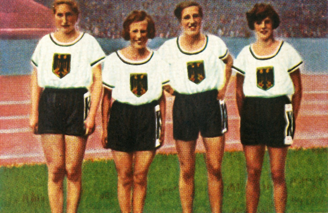 Deutsche 4 x 100m Staffel der Frauen, 1928 von Unbekannt