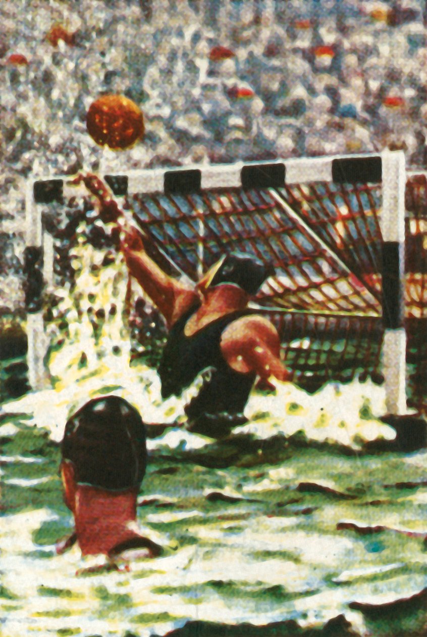 Deutschland gewinnt das Wasserballspiel, 1928 von Unbekannt