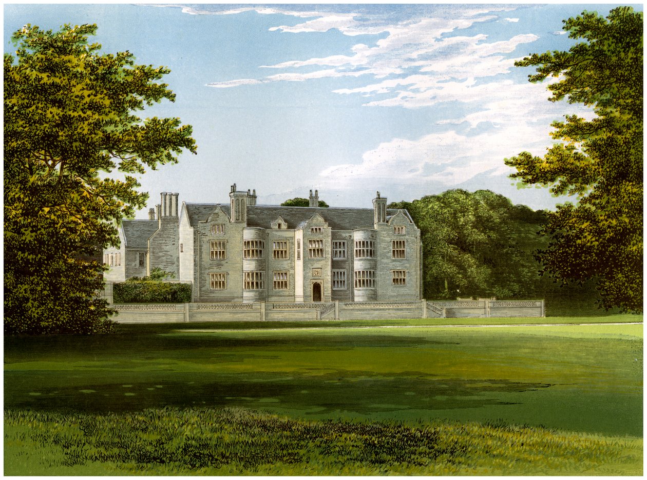 Glynde Place, Sussex, Heimat von Viscount Hampden, ca. 1880 von Unbekannt