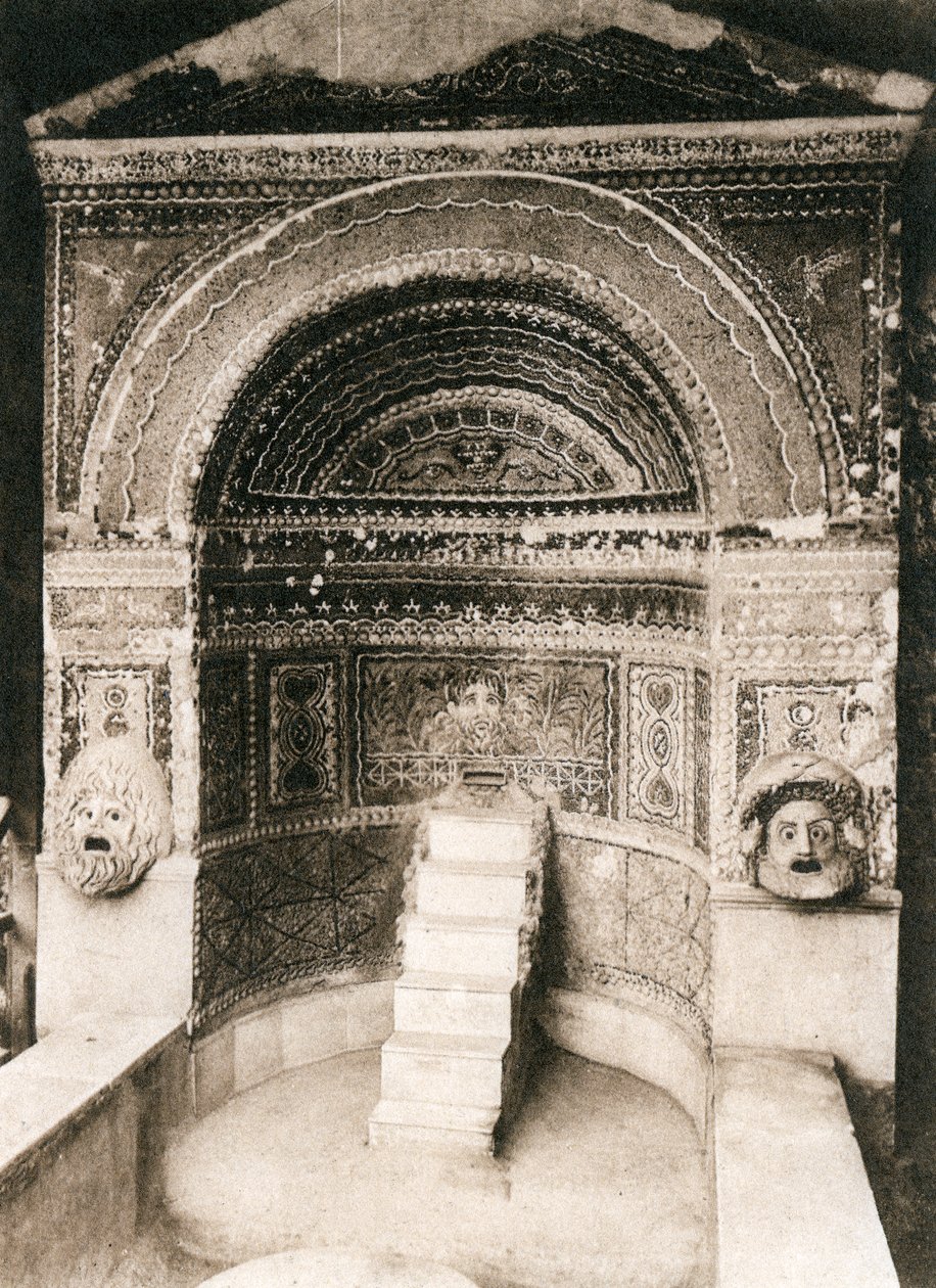 Grande Fontana, Pompeji, Italien, ca. 1900er von Unbekannt