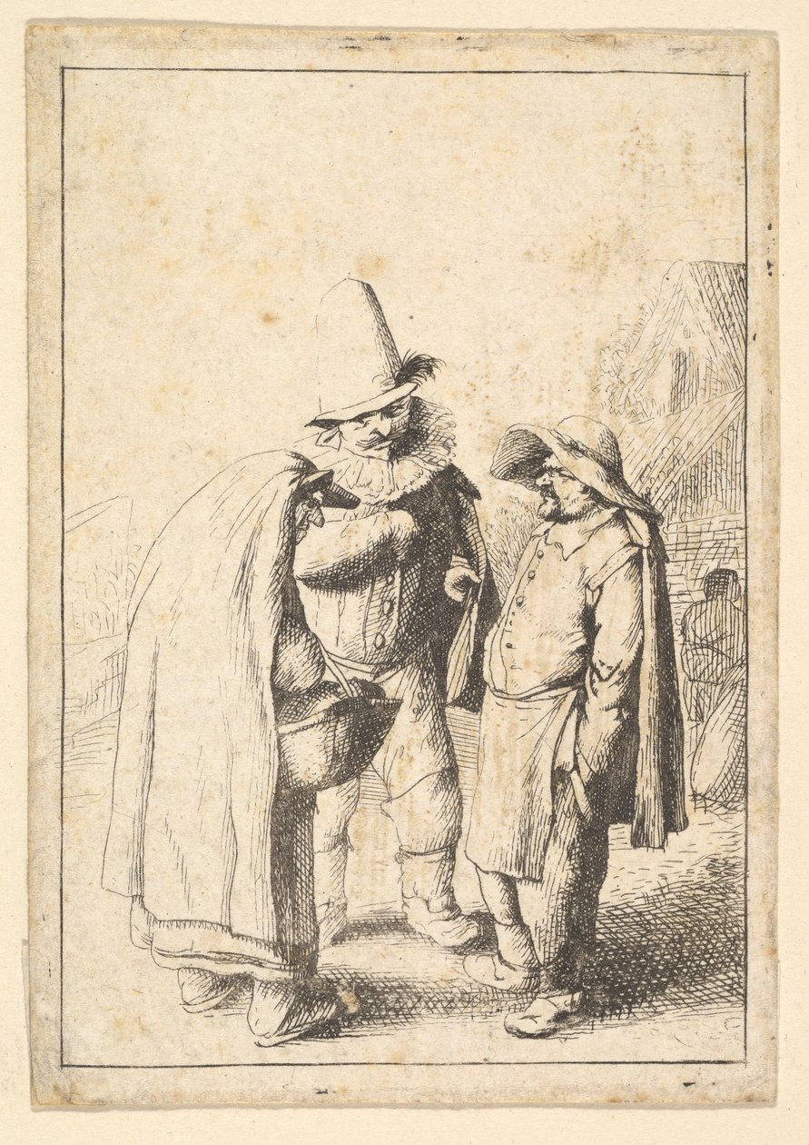 Groteske Figuren, 1610-85 von Unbekannt