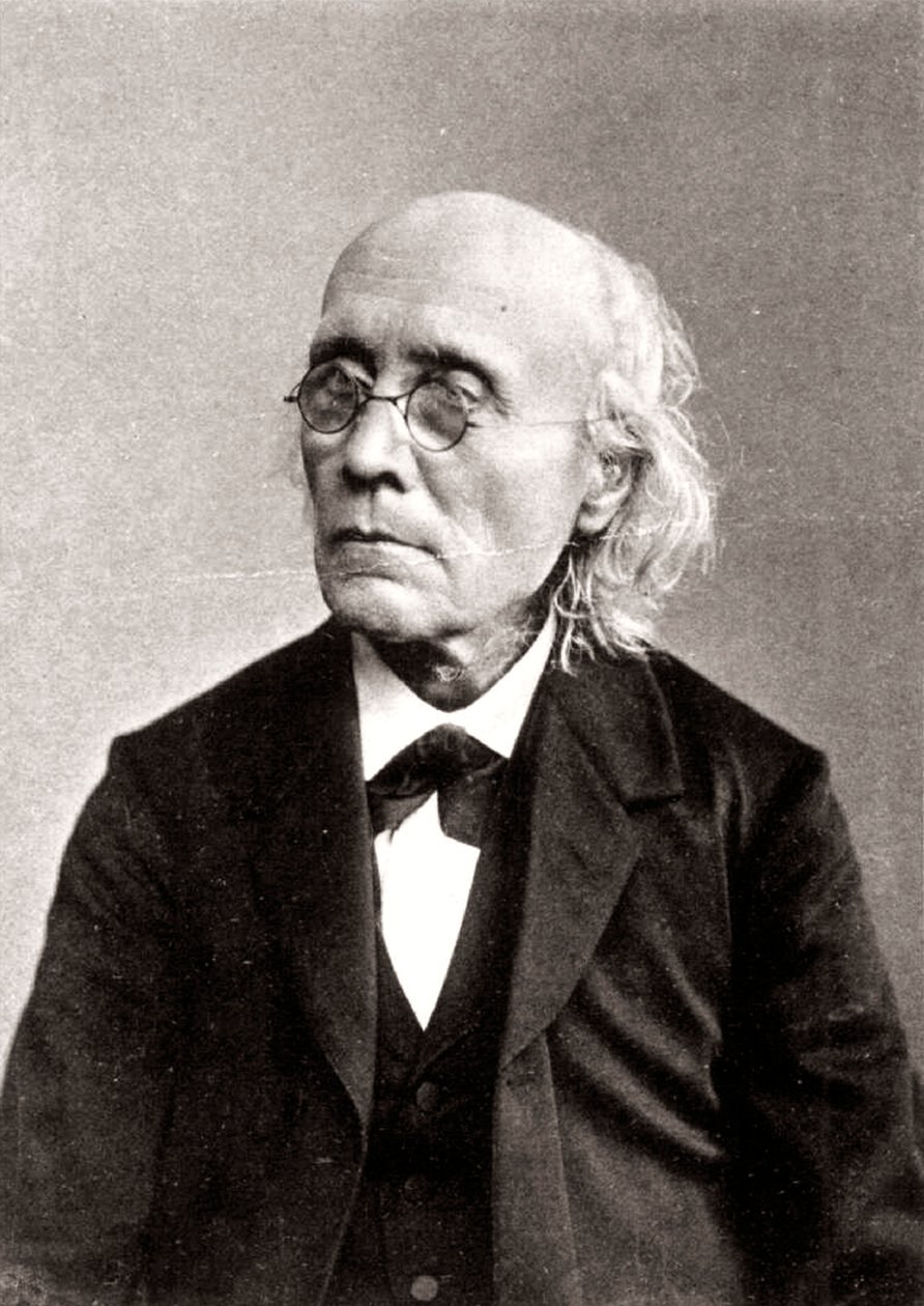 Gustav Theodor Fechner, deutscher Experimentalpsychologe, ca. 1883-1884 von Unbekannt