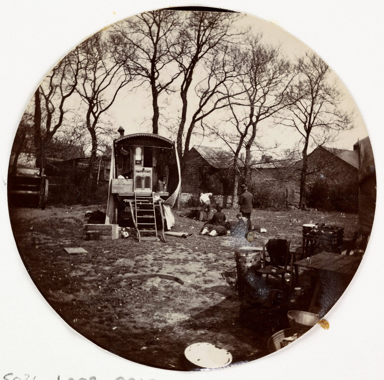 Zigeunerlager, um 1890 von Unbekannt