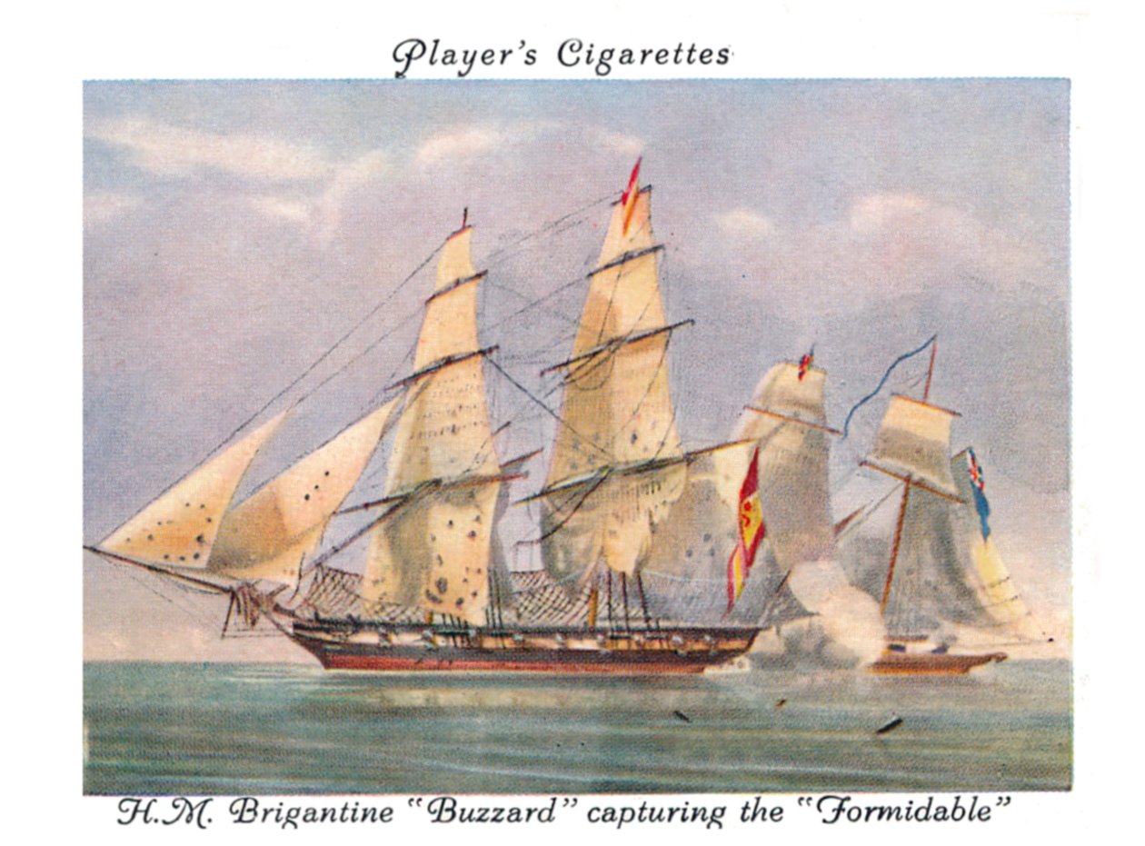 H.M. Brigantine Buzzard erobert die Formidable, 1936 von Unbekannt