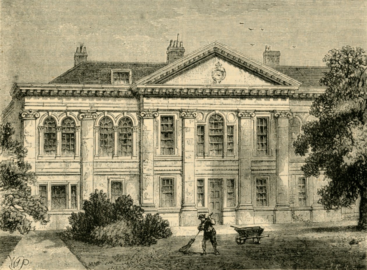Halle der Zimmermannsgesellschaft, ca. 1872 von Unbekannt