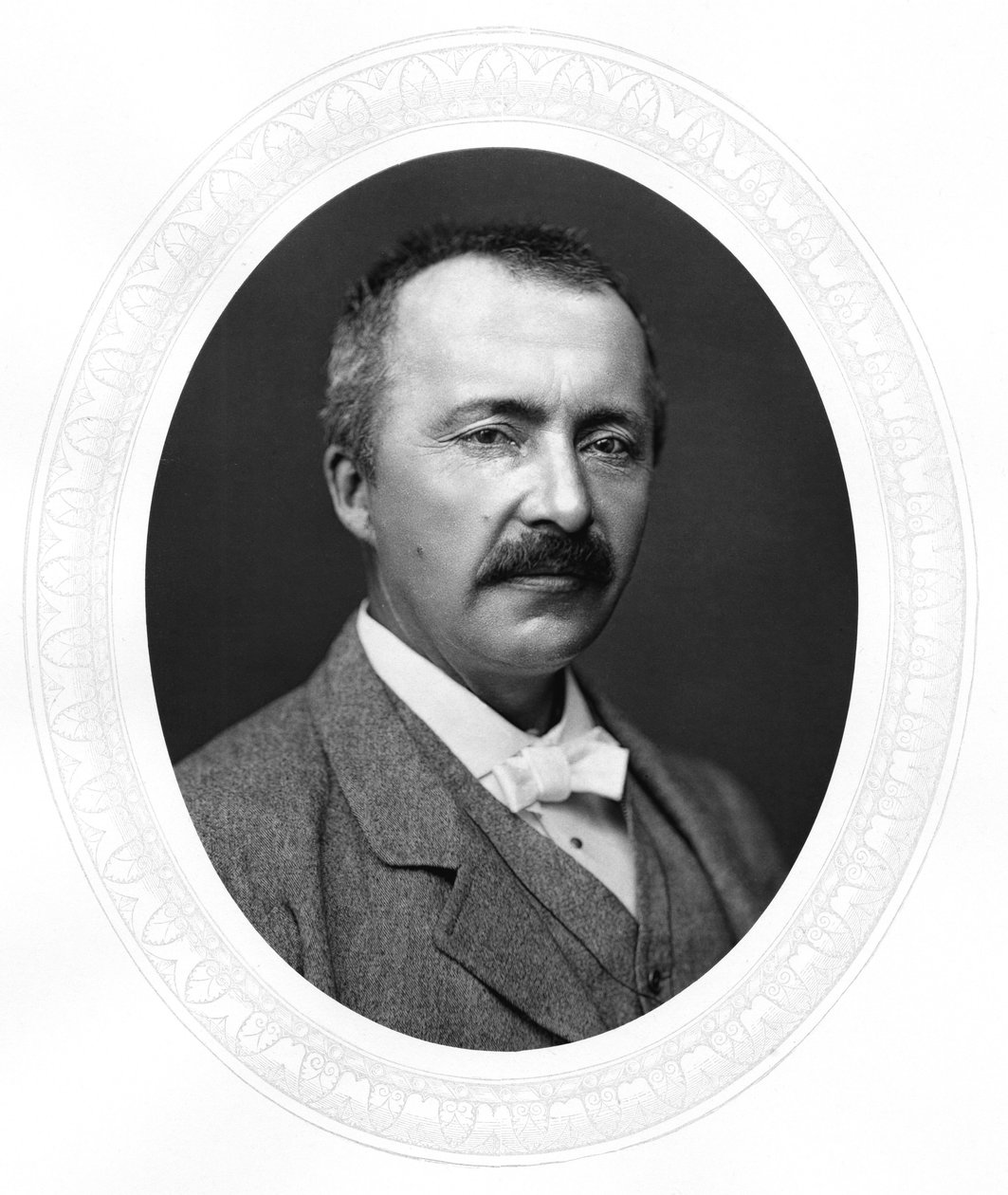 Heinrich Schliemann, deutscher Archäologe, 1877 von Unbekannt