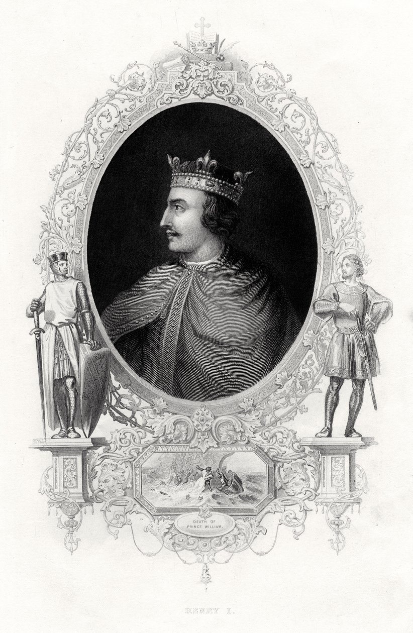 Heinrich I., König von England, 1860 von Unbekannt