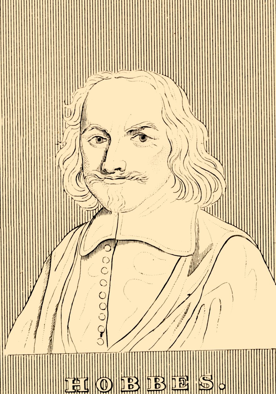 Hobbes, 1588-1679, 1830 von Unbekannt